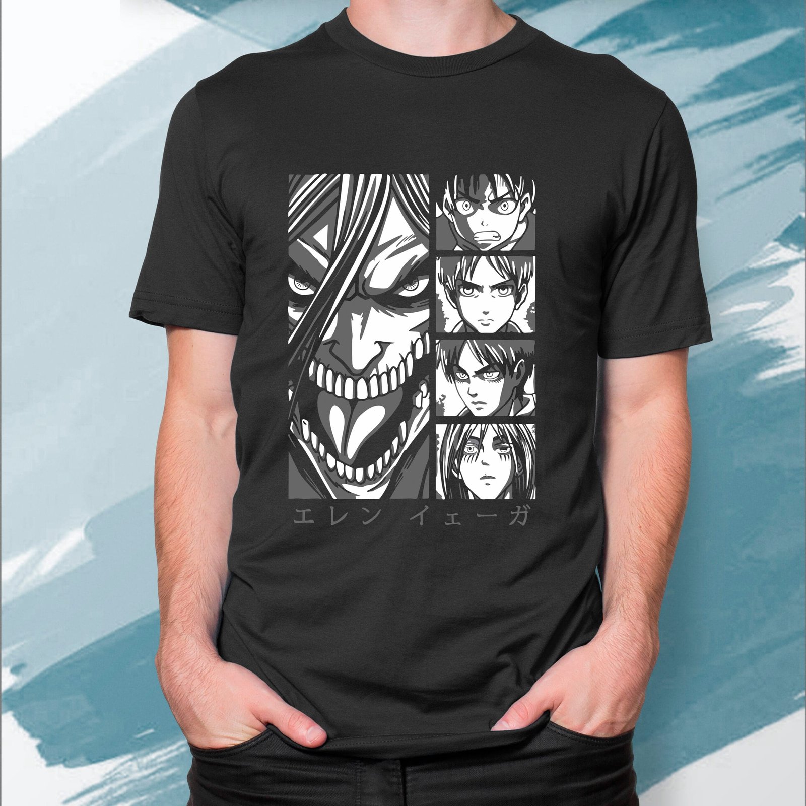 Remera Shingeki no Kyojin