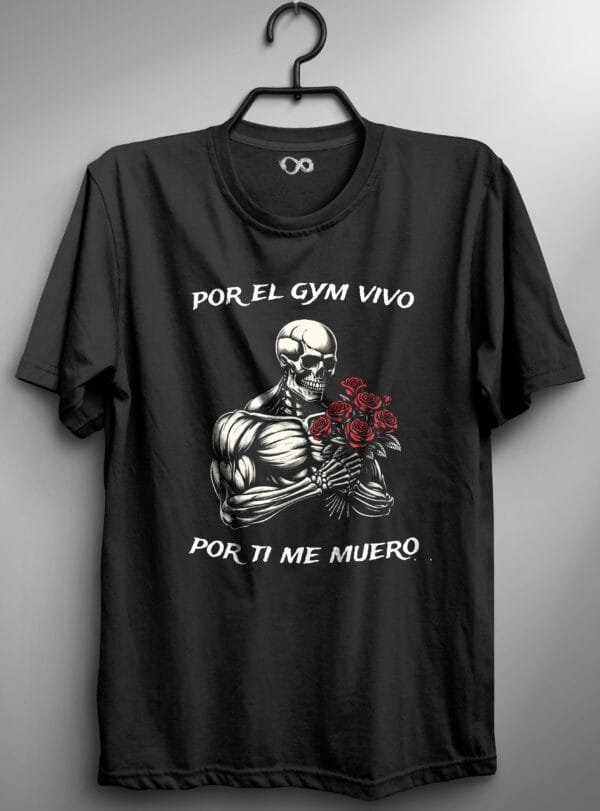Remera Calaveras Gym