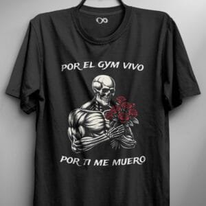 Remera Calaveras Gym