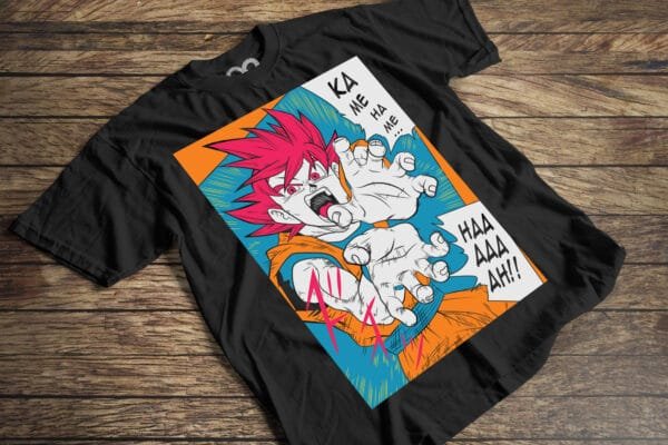 Remera Goku Kamehameha