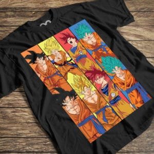 Remera Goku fases