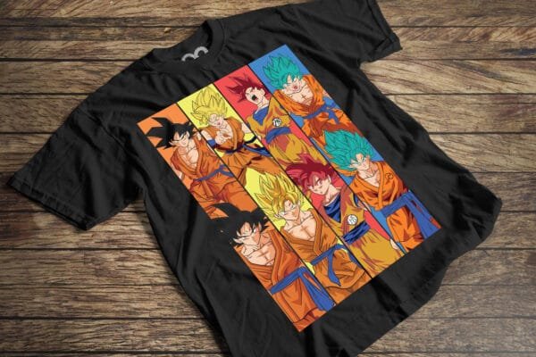 Remera Goku fases
