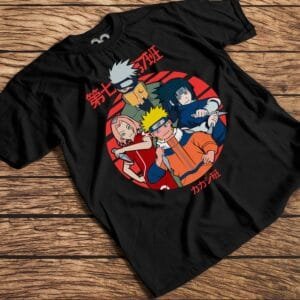 Remera Naruto equipo Kakashi