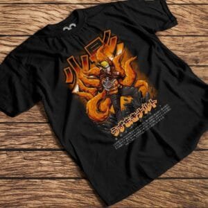 Remera Naruto y Kurama