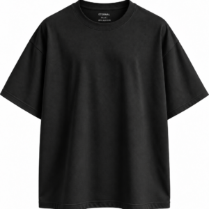 Remera Oversize Negra Basica