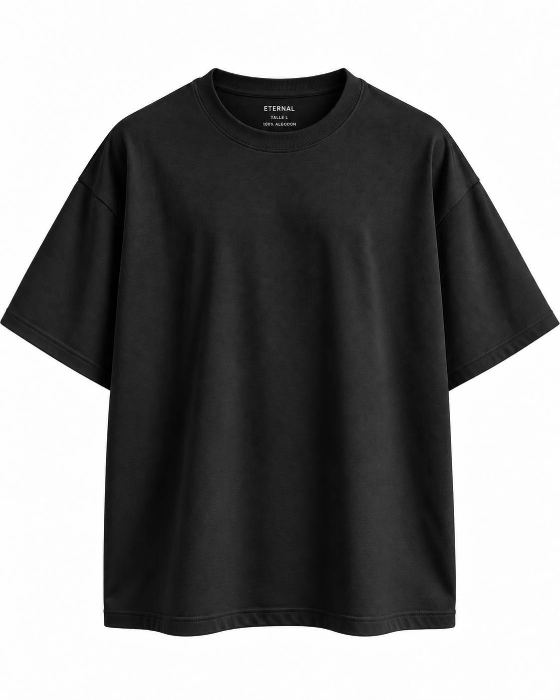 Remera Oversize Negra Basica