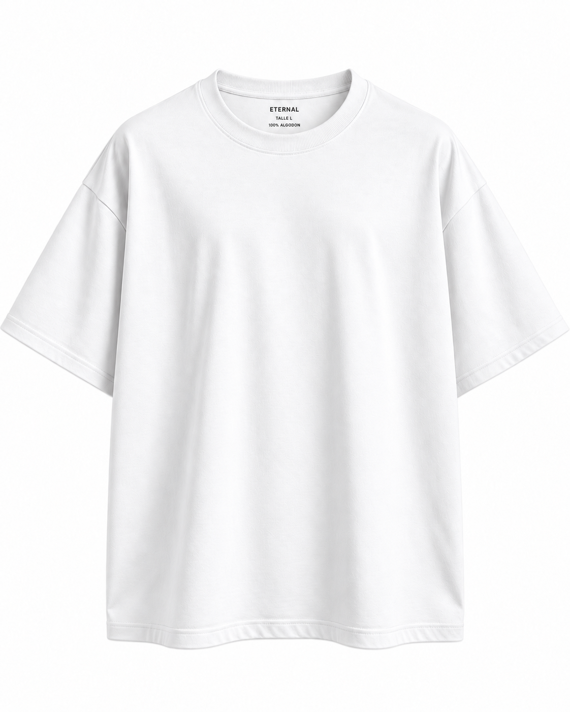 Remera Oversize Blanca Basica