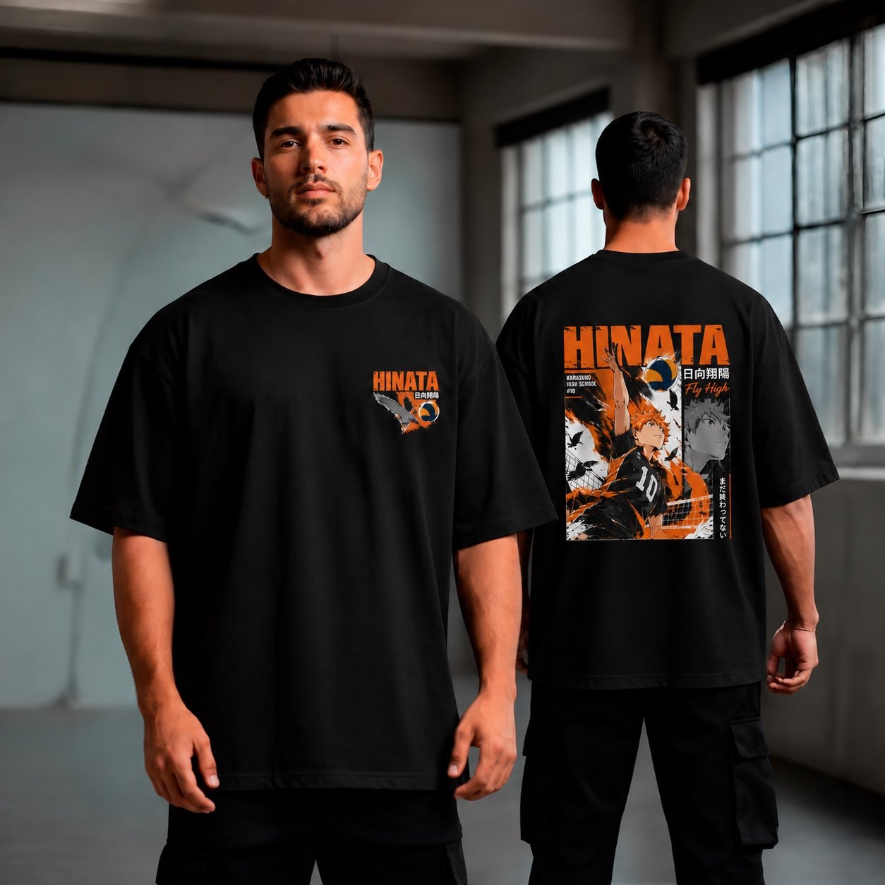 Remera Oversize Shoyo Hinata