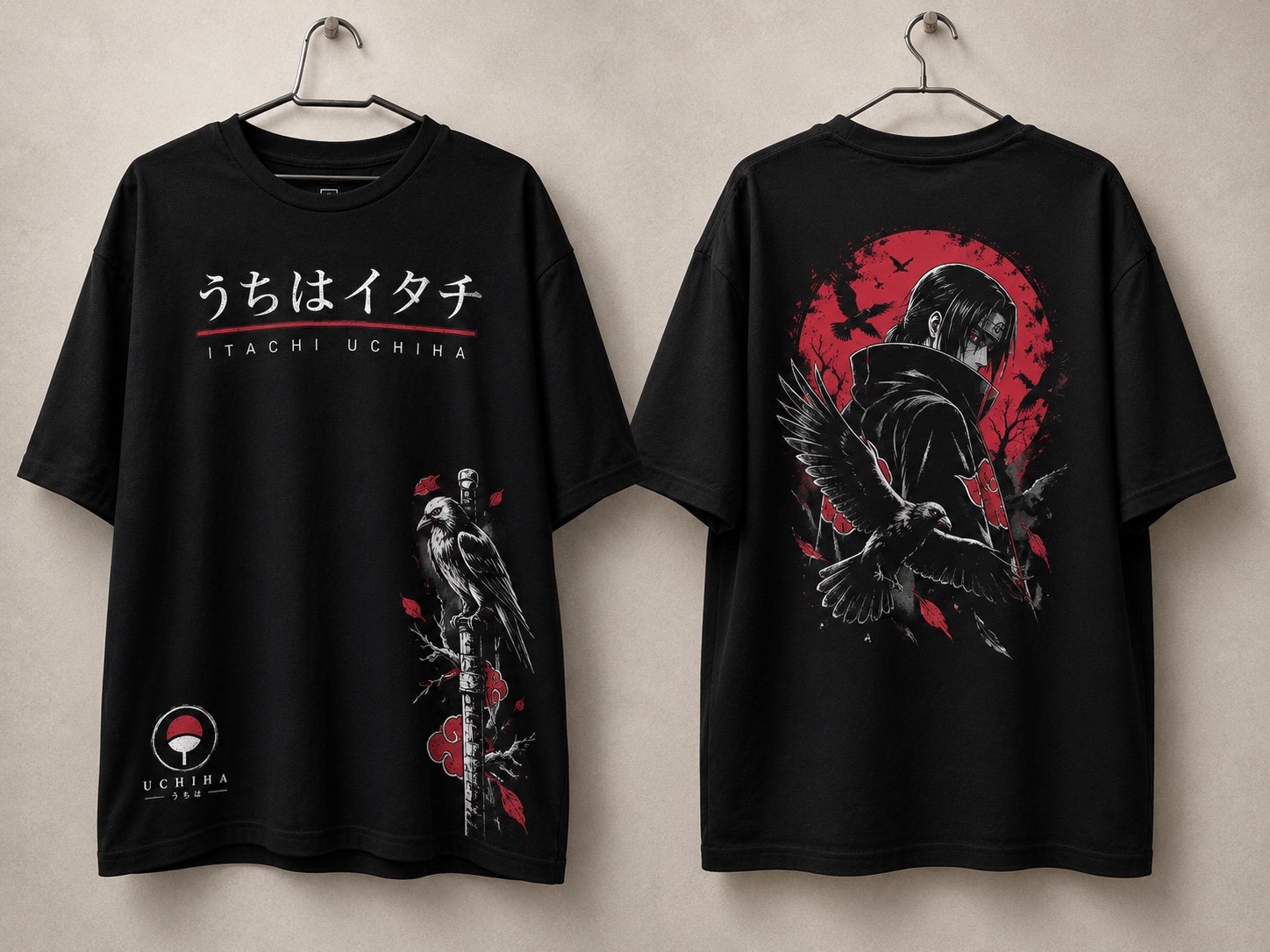 Remera Oversize Itachi Uchiha II