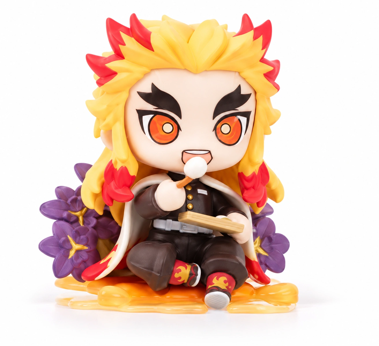 Figura Kyojuro Rengoku base floral